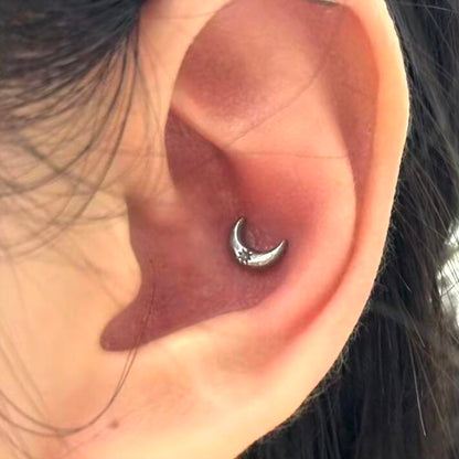 Moon Crest Conch Earrings