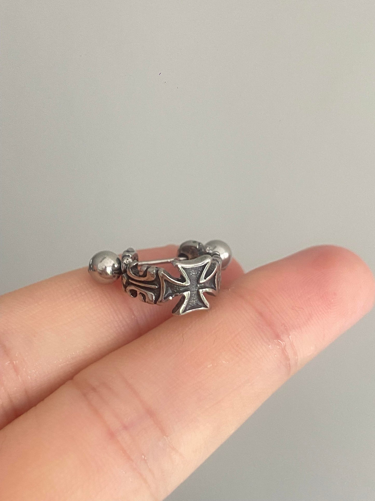 Mystic Cross Helix Earring
