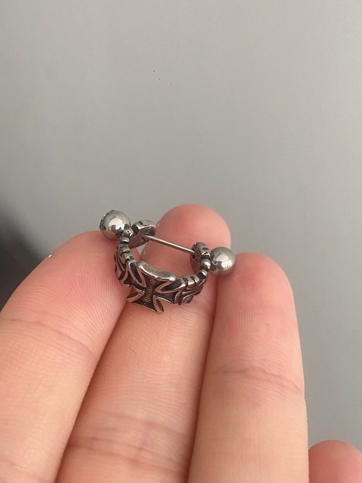 Mystic Cross Helix Earring