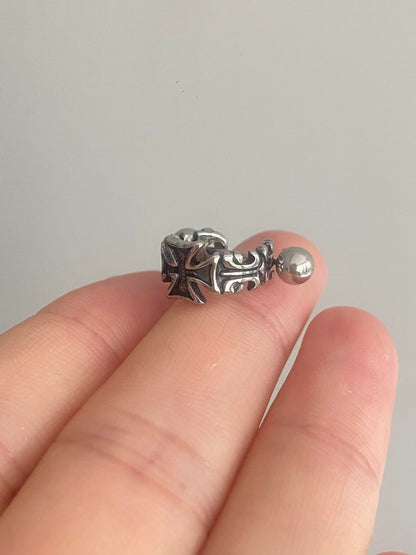 Mystic Cross Helix Earring
