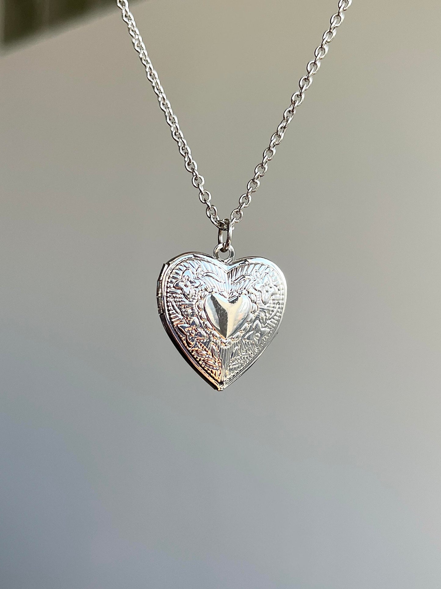 Gold & Silver Vintage Locket Necklace