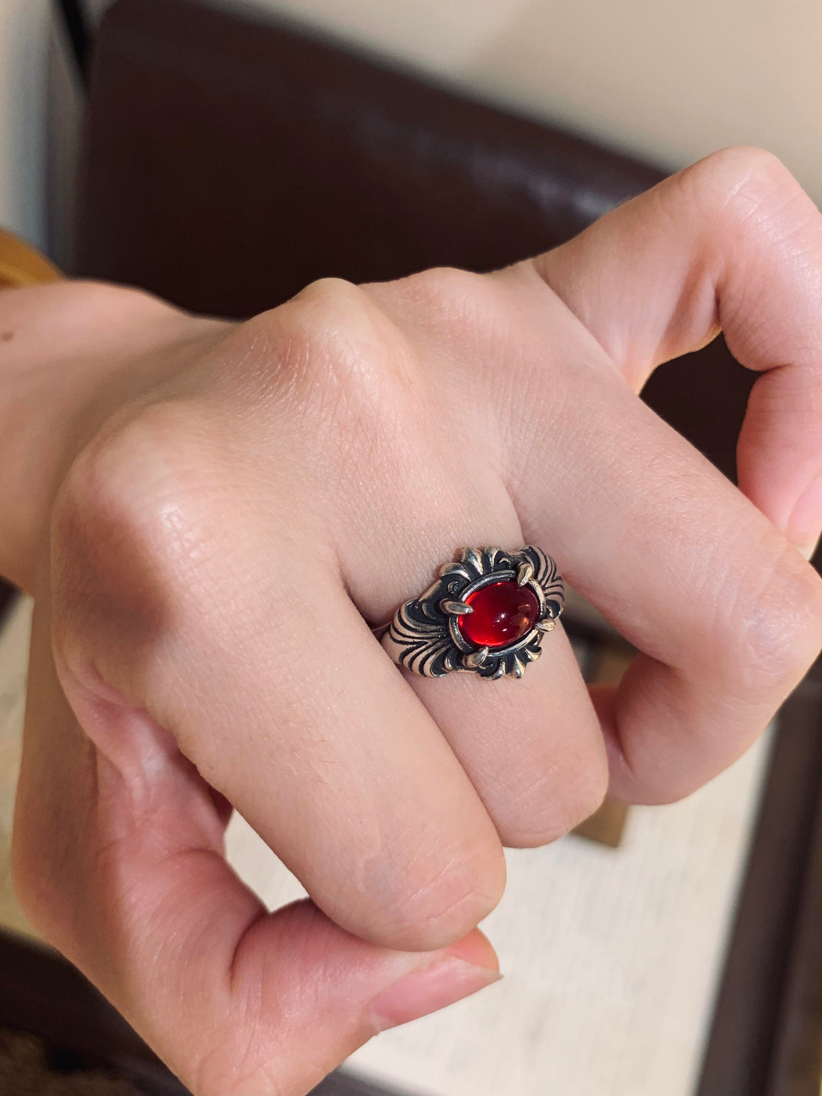 Crimson Flame Ring