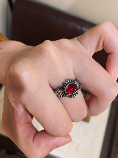 Crimson Flame Ring