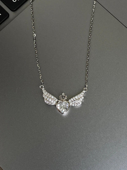 Little Angel Heart Necklace