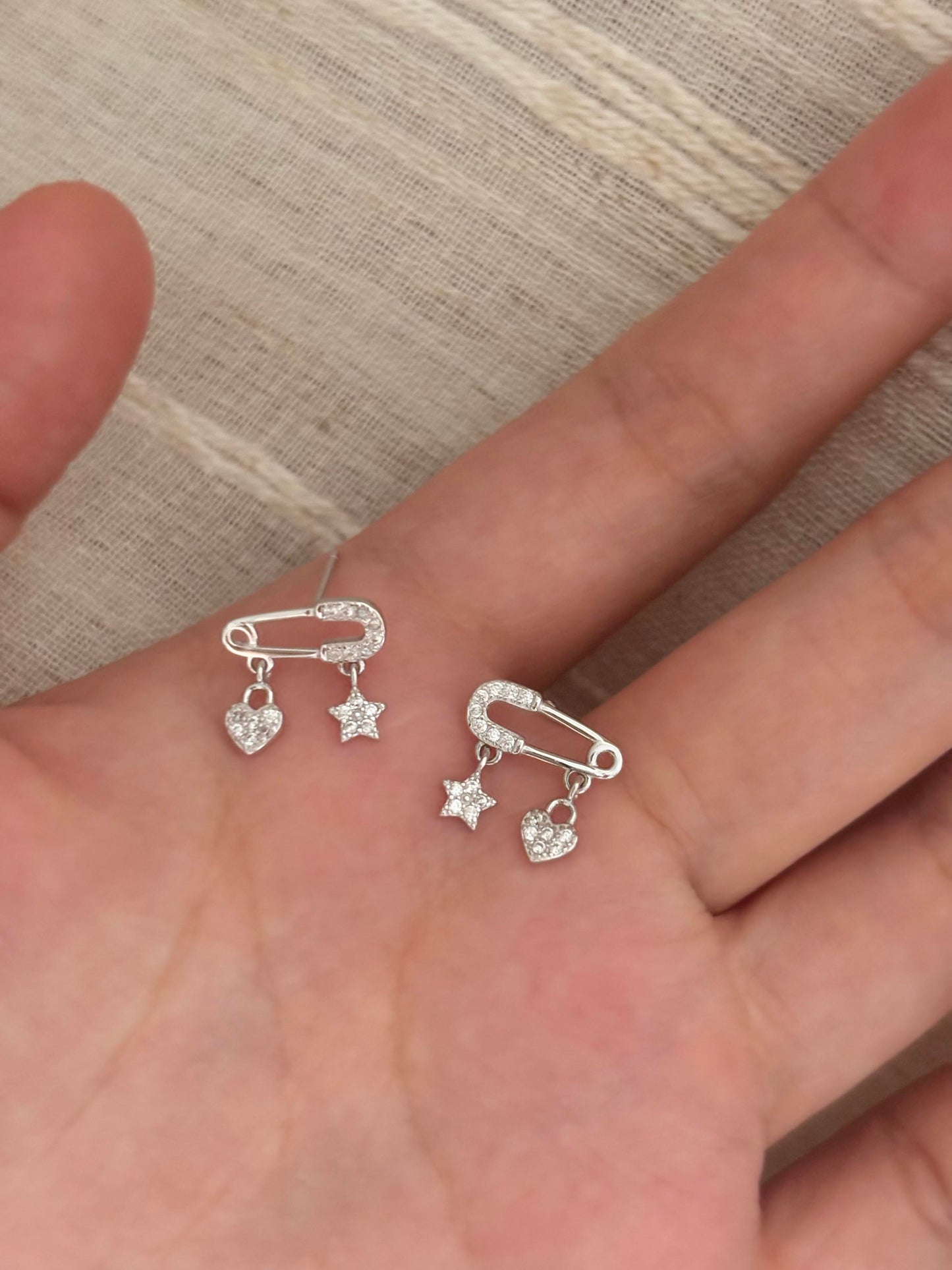 Unique Safety Pin Earrings