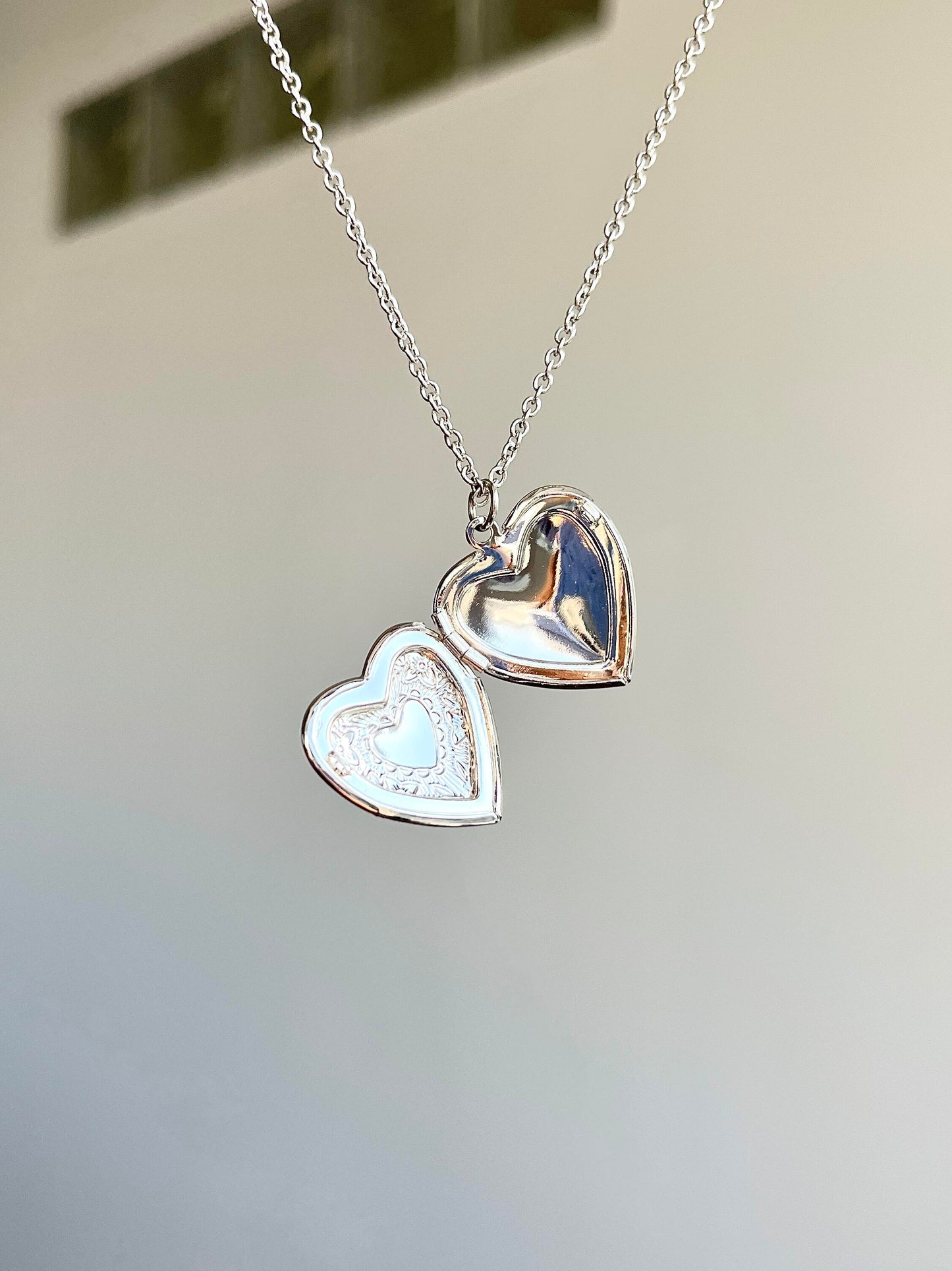 Gold & Silver Vintage Locket Necklace