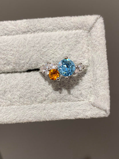 Ocean Glow Crystal Ring