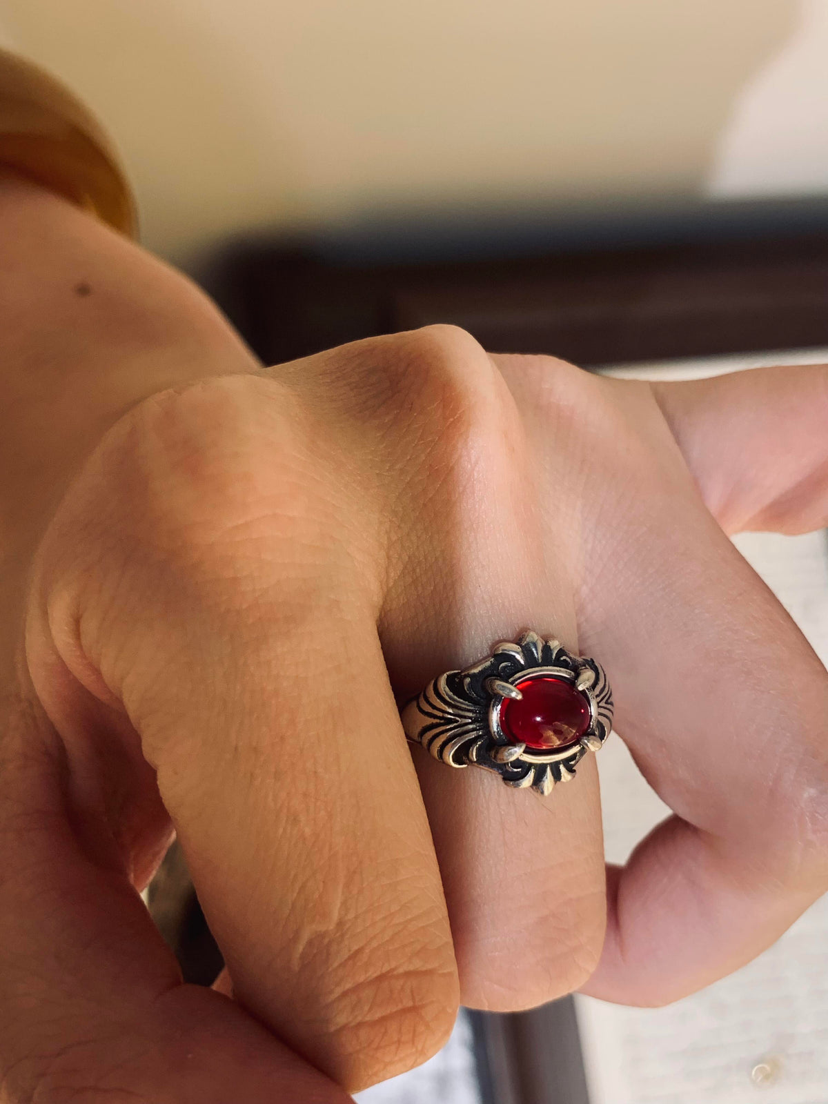 Crimson Flame Ring