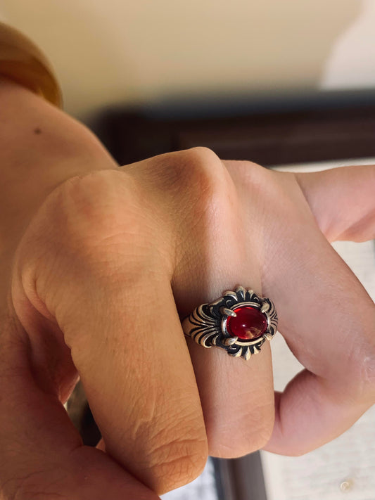 Crimson Flame Ring