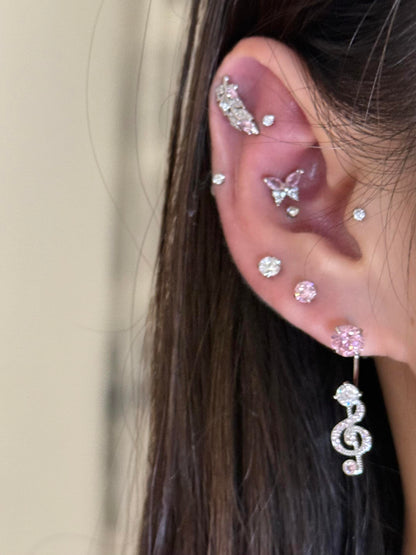 Treble Clef Ear Stack Set