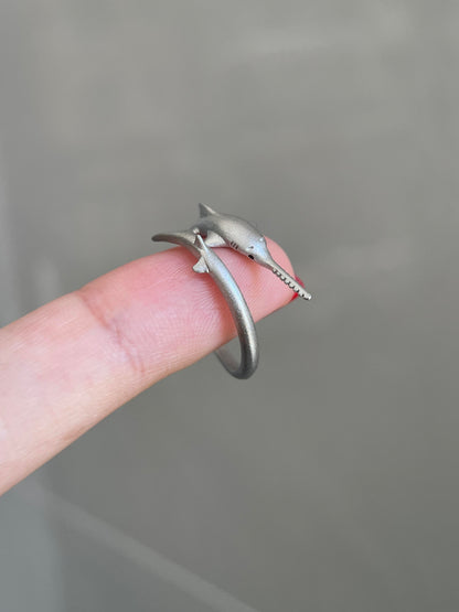 The Sawfish Sentinel Ring