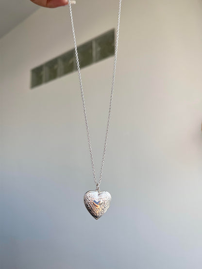 Gold & Silver Vintage Locket Necklace