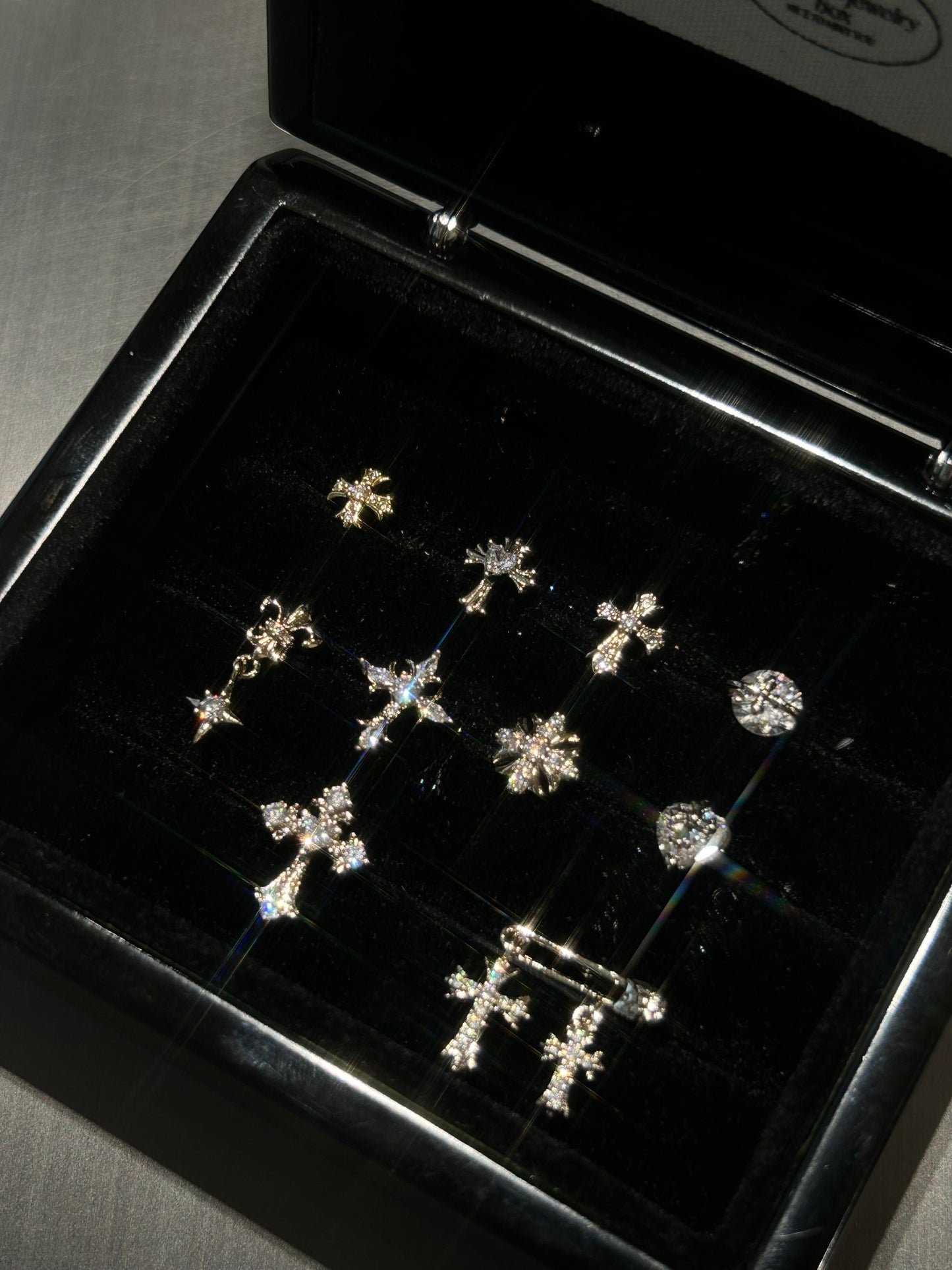 Gold Heritage Gothic Earring Stack
