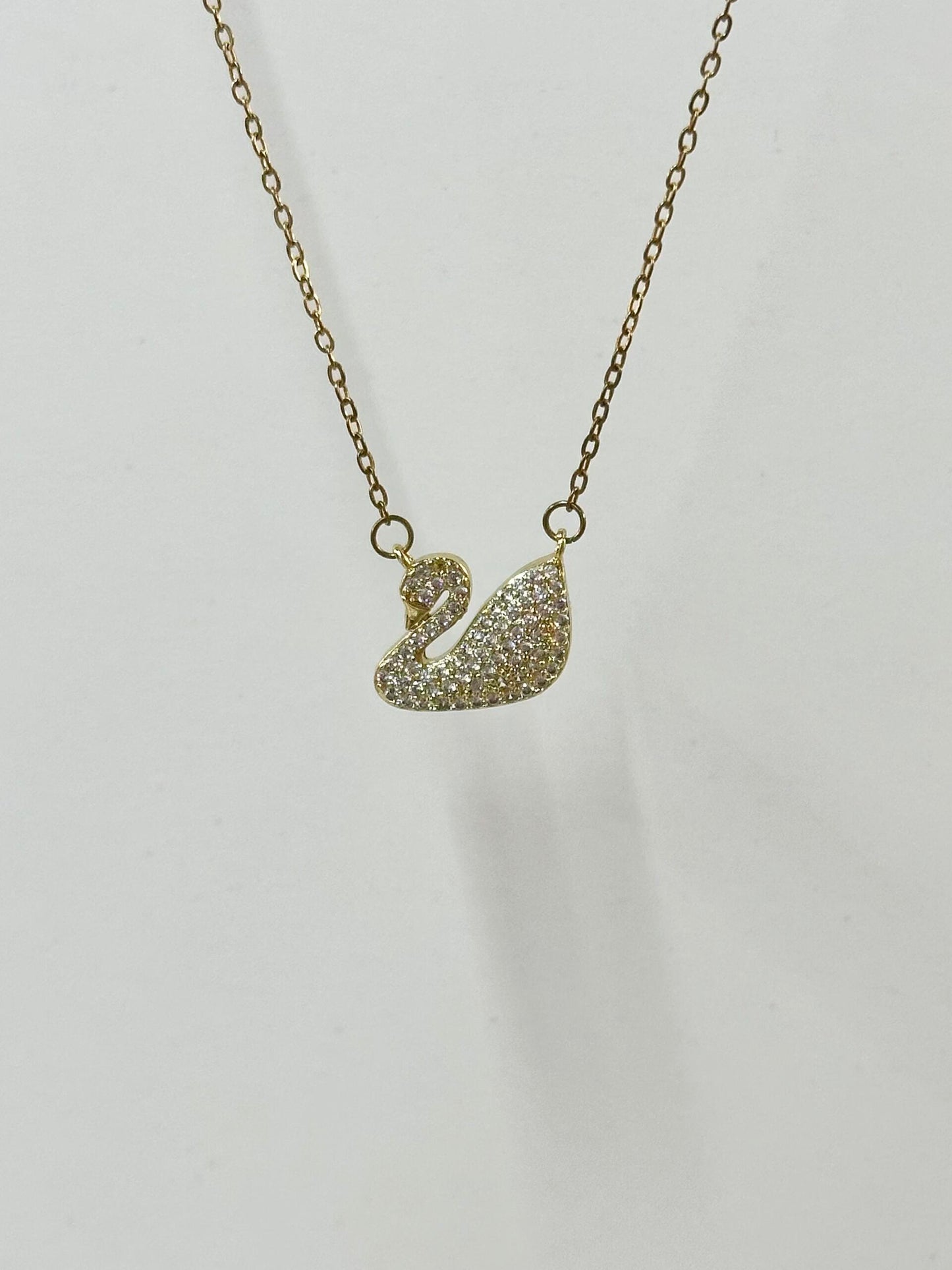Crystal Swan Grace Necklace