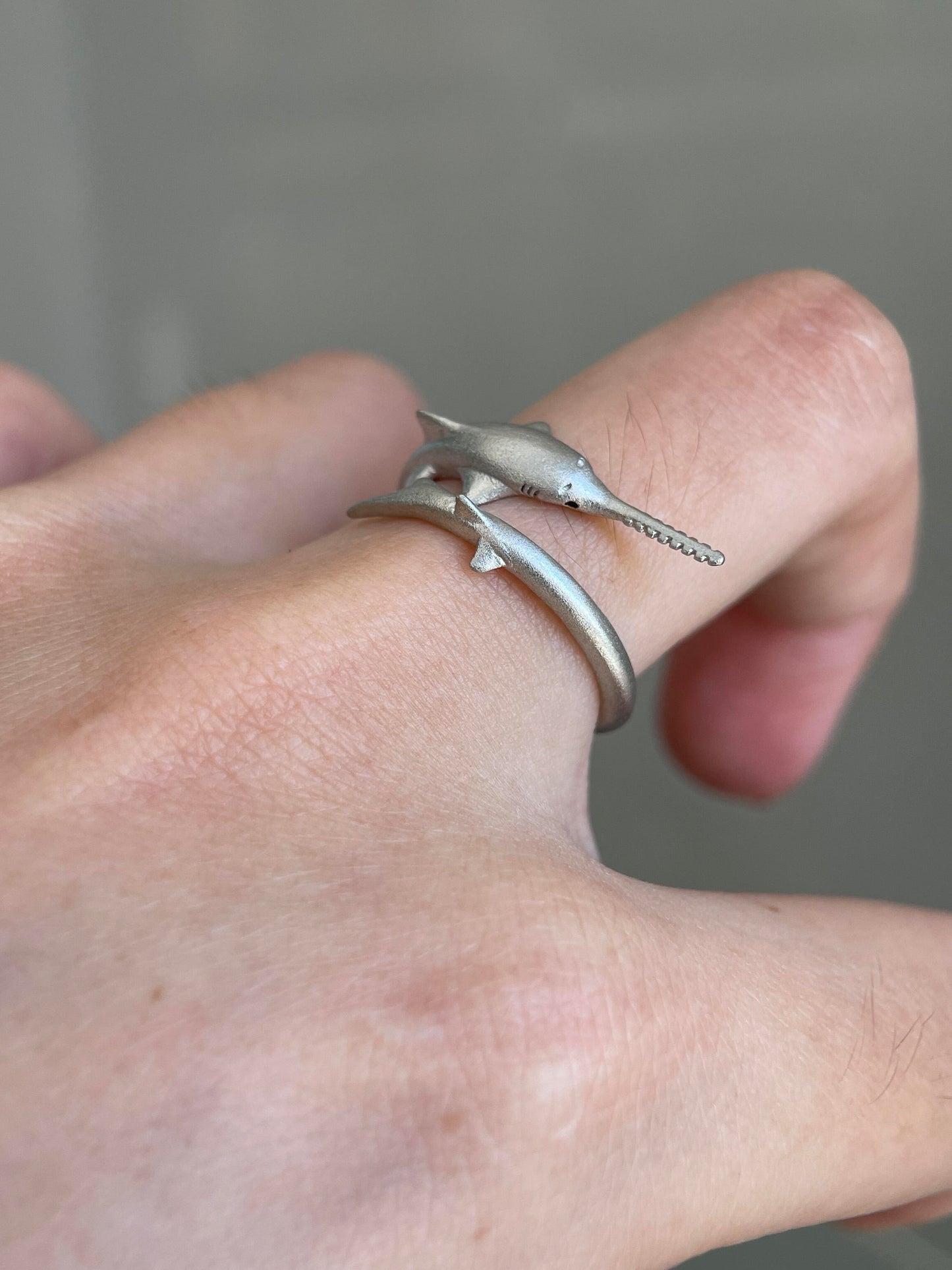 The Sawfish Sentinel Ring