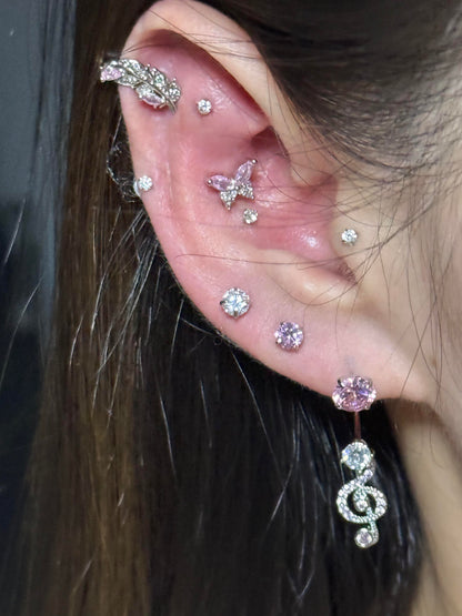 Treble Clef Ear Stack Set