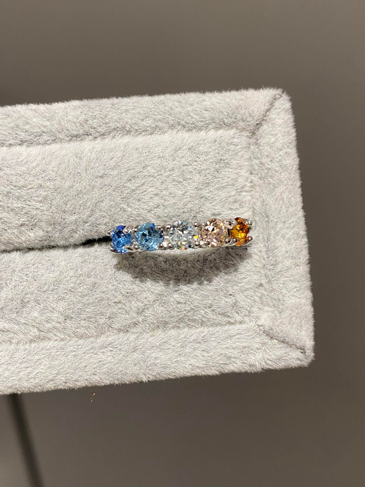 Ocean & Amber Ring