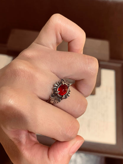 Crimson Flame Ring