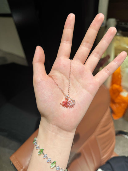 Sunset Swan Pendant