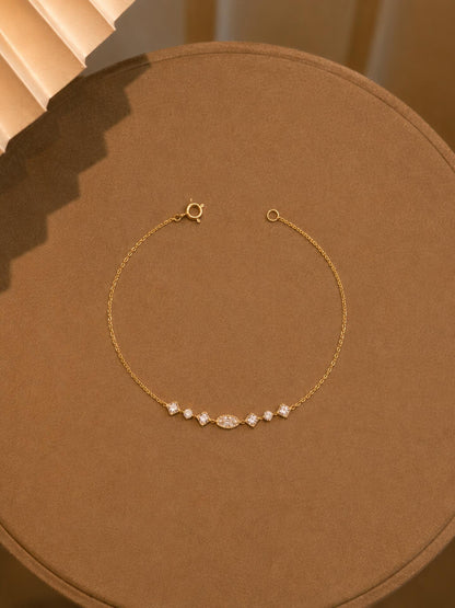 Dainty Diamond Drop Bracelet