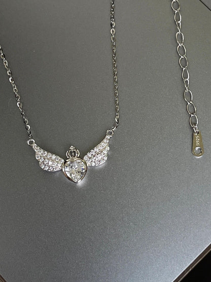 Little Angel Heart Necklace