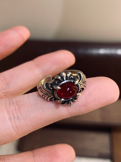 Crimson Flame Ring