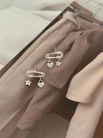 Unique Safety Pin Earrings
