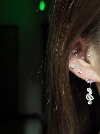 Treble Clef Ear Stack Set