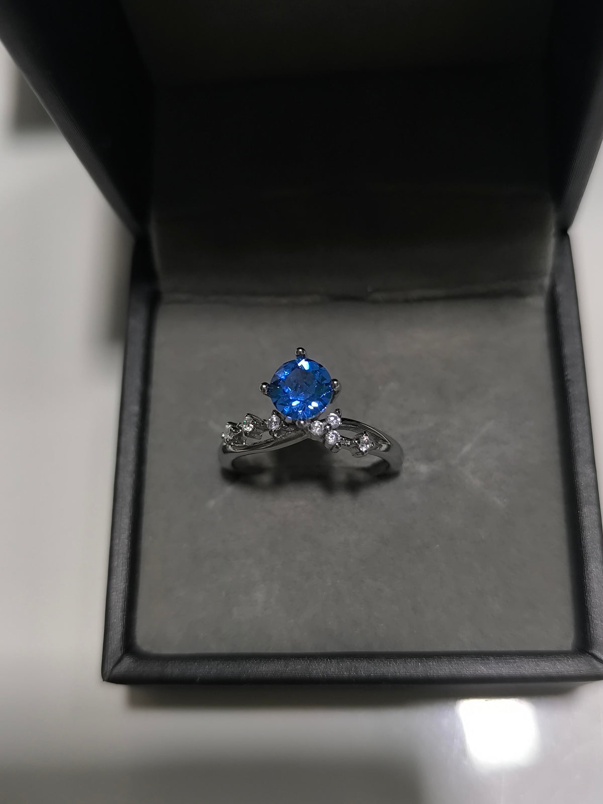 Sapphire Cascade Ring