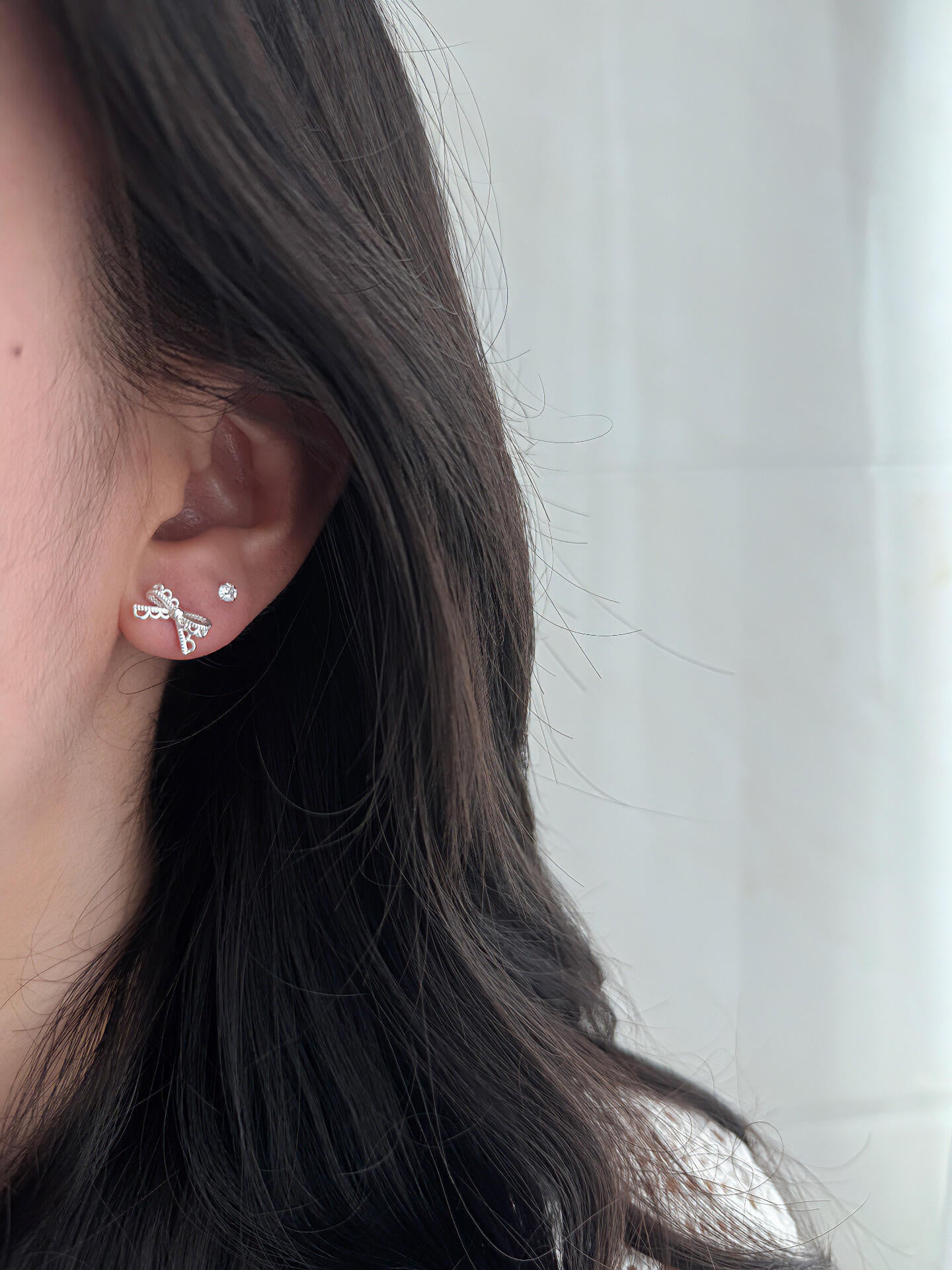 Lace Bow Earrings
