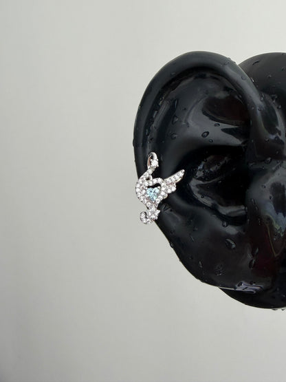 Sparkly Swan Cartilage Stud