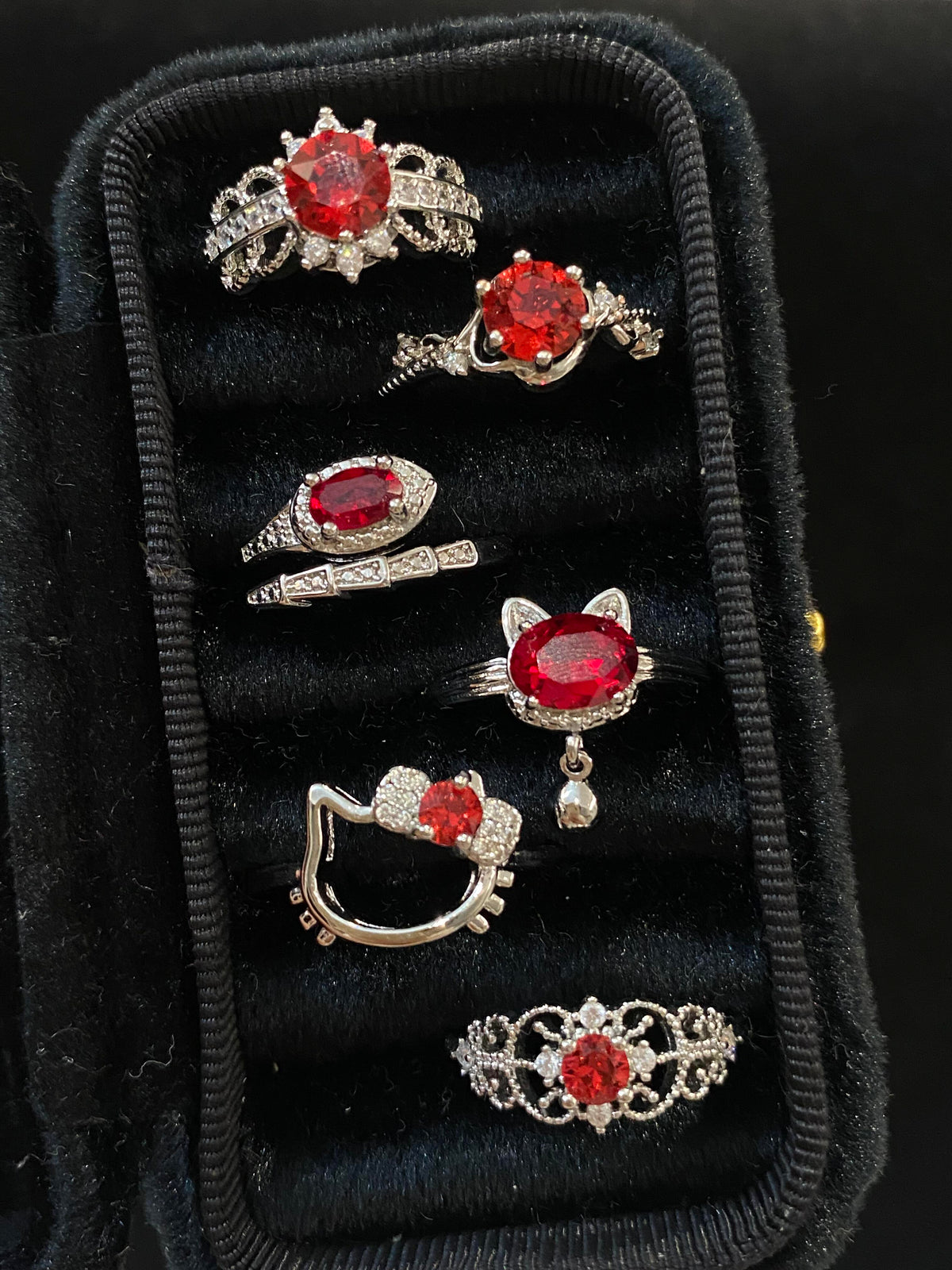 Ruby Red Ring Collection