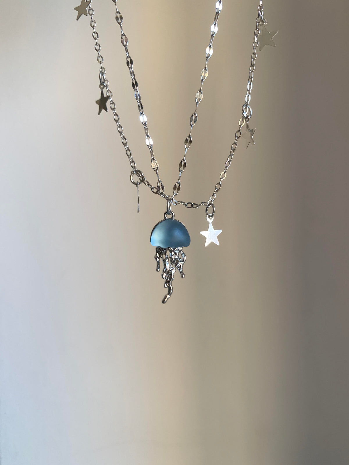 Jellyfish Under Starlight Necklace