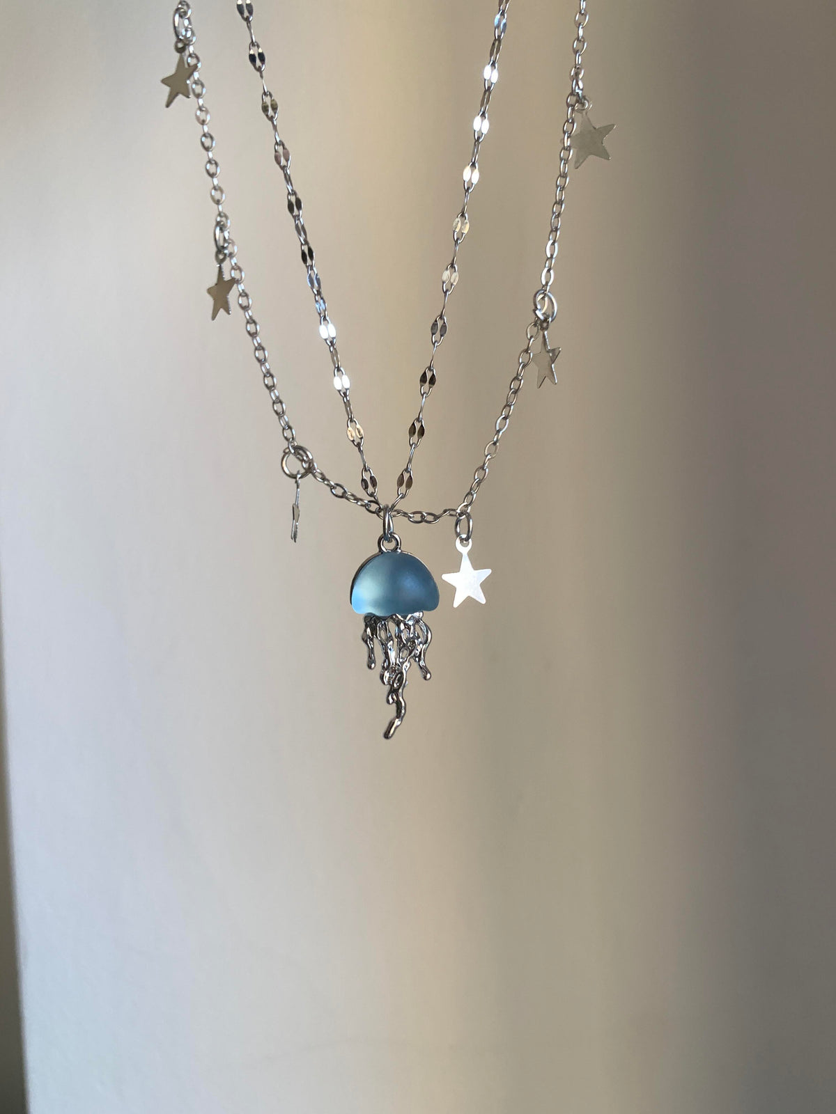 Jellyfish Under Starlight Necklace