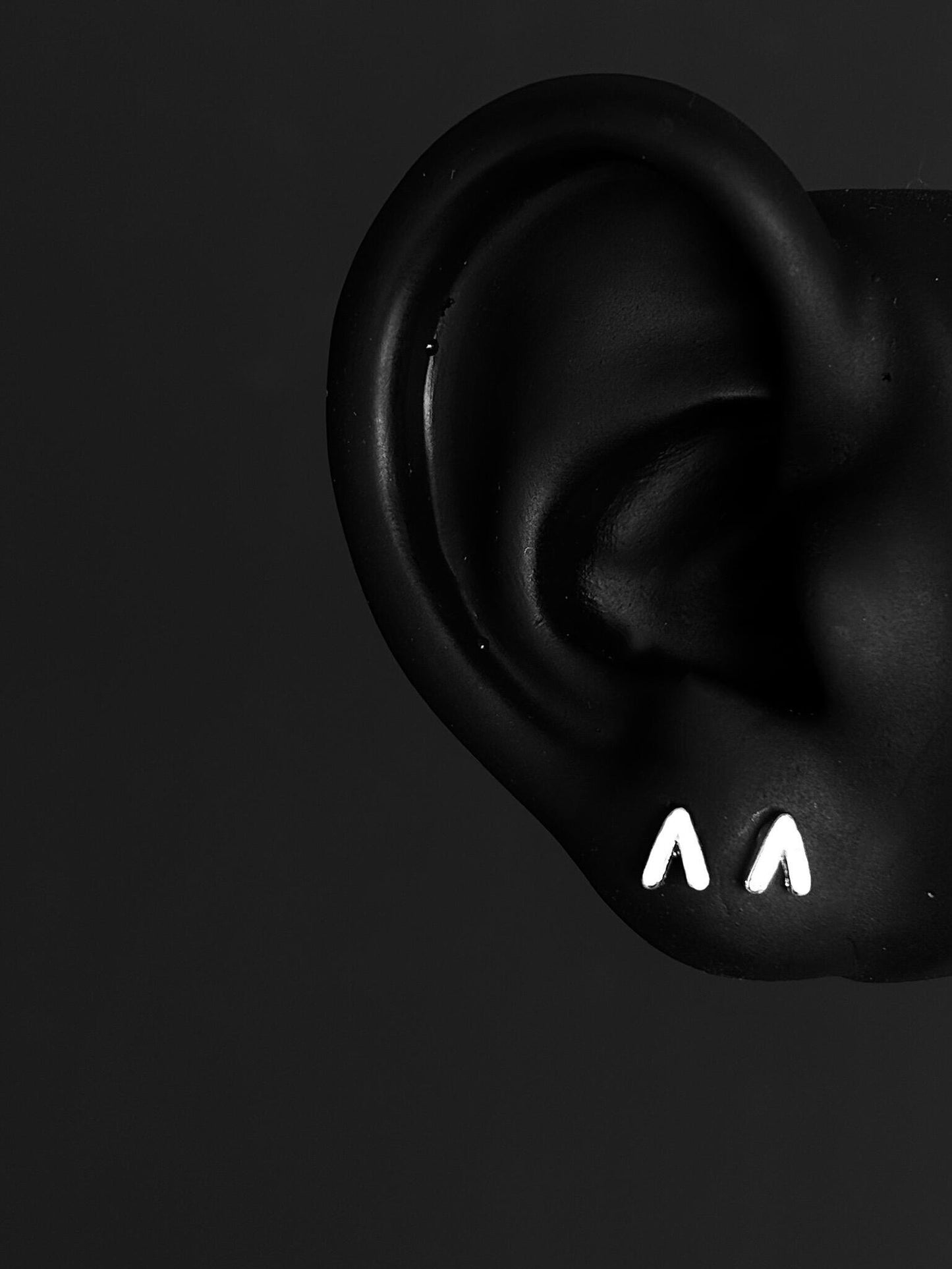 ^^ Cat Ear Stud Stack