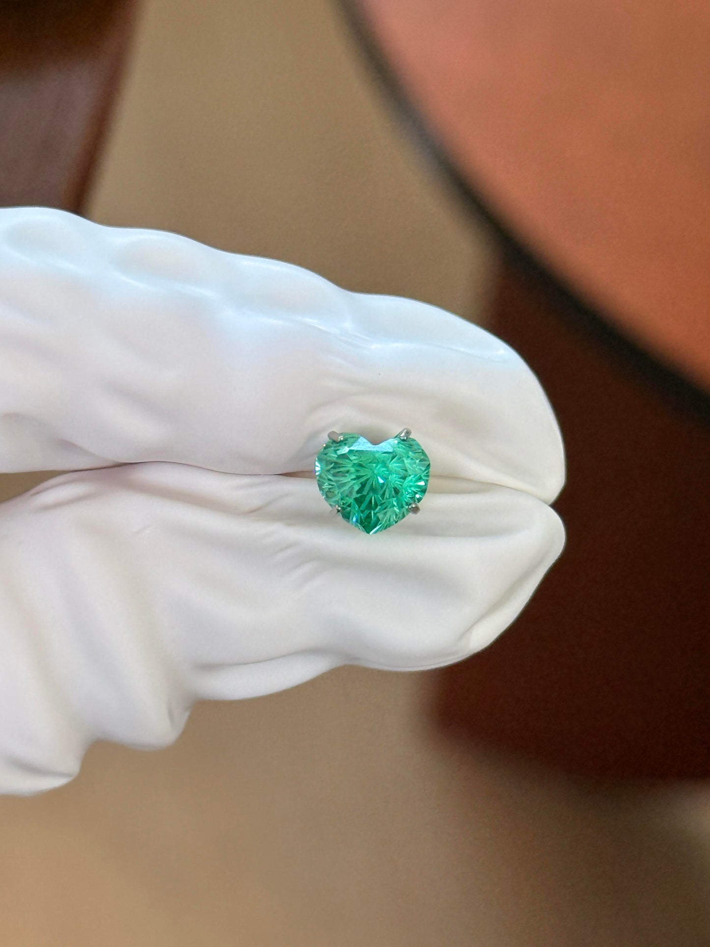 Emerald Gem Helix Earrings