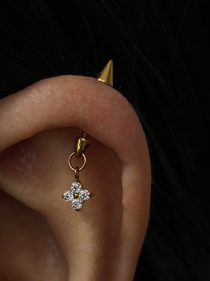 Devil Horn Spike Earring