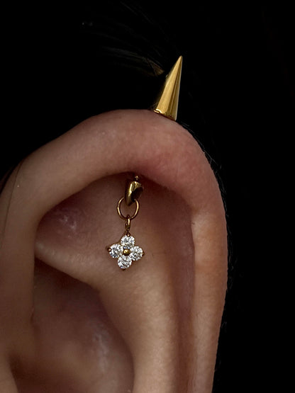 Devil Horn Spike Earring