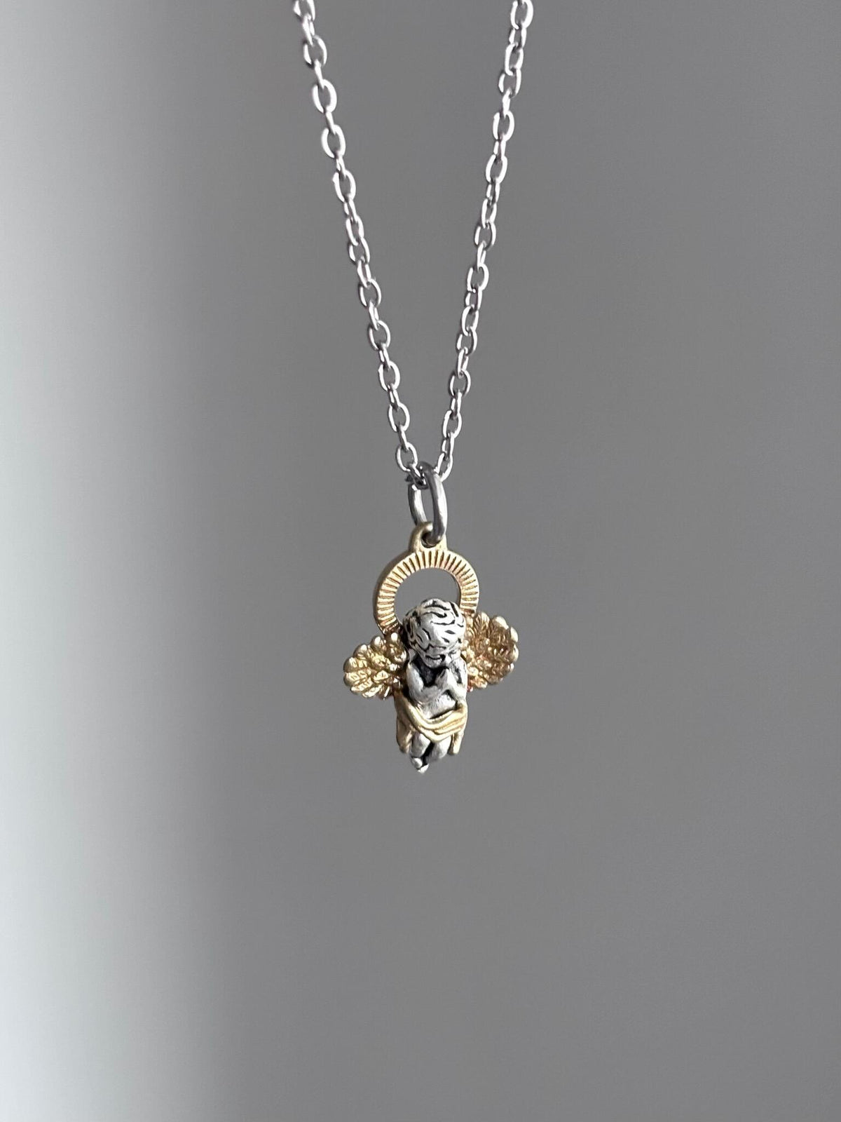 Cherub Angel Pendant Necklace