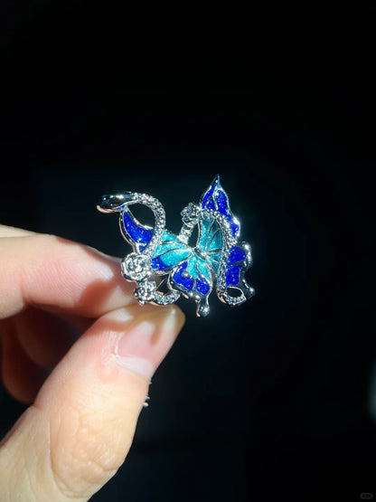 Monarch Wing adjustable Ring