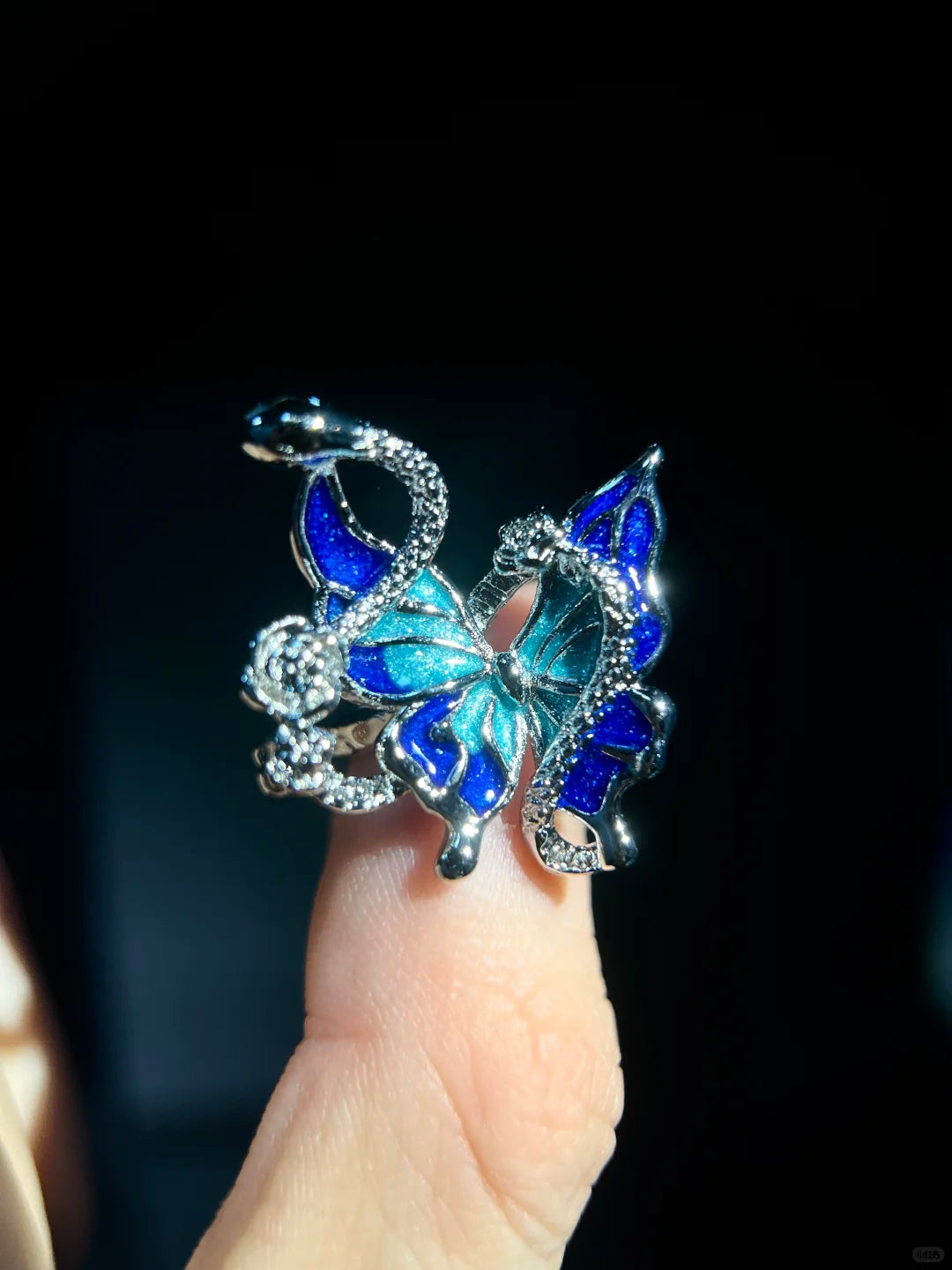 Monarch Wing adjustable Ring