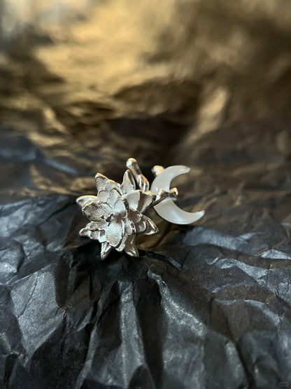 Night Garden Flower Ring