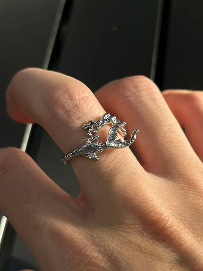 Ocean Siren Fin Adjustable Ring