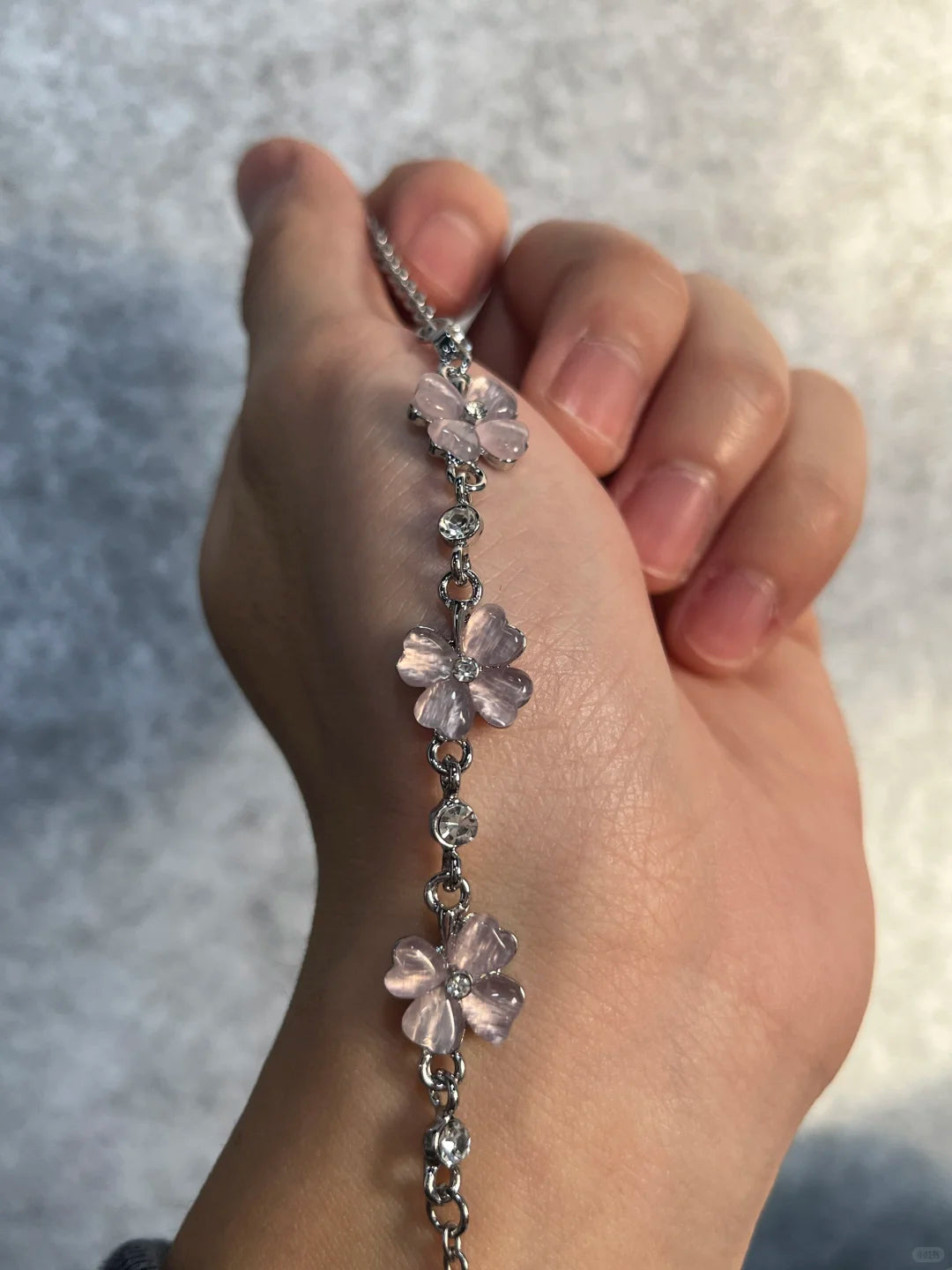 Cherry Blossom Sparkle Bracelet