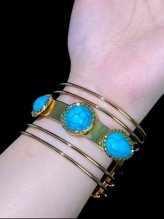 Celestial Cross Charm Bracelet