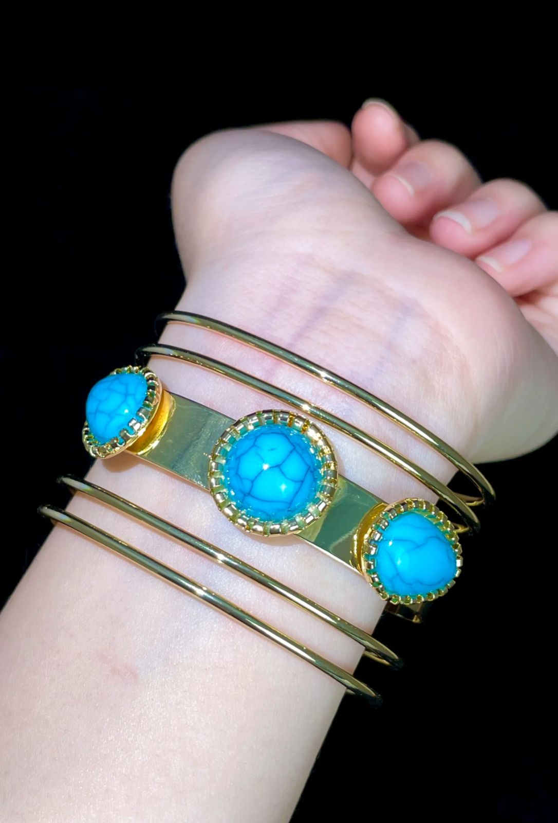 Celestial Cross Charm Bracelet