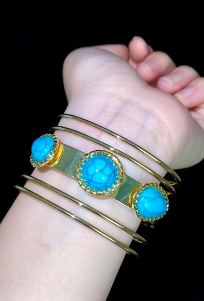 Celestial Cross Charm Bracelet