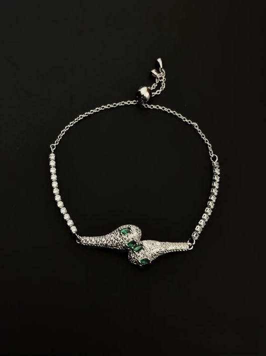 Silver Snake Bracelet