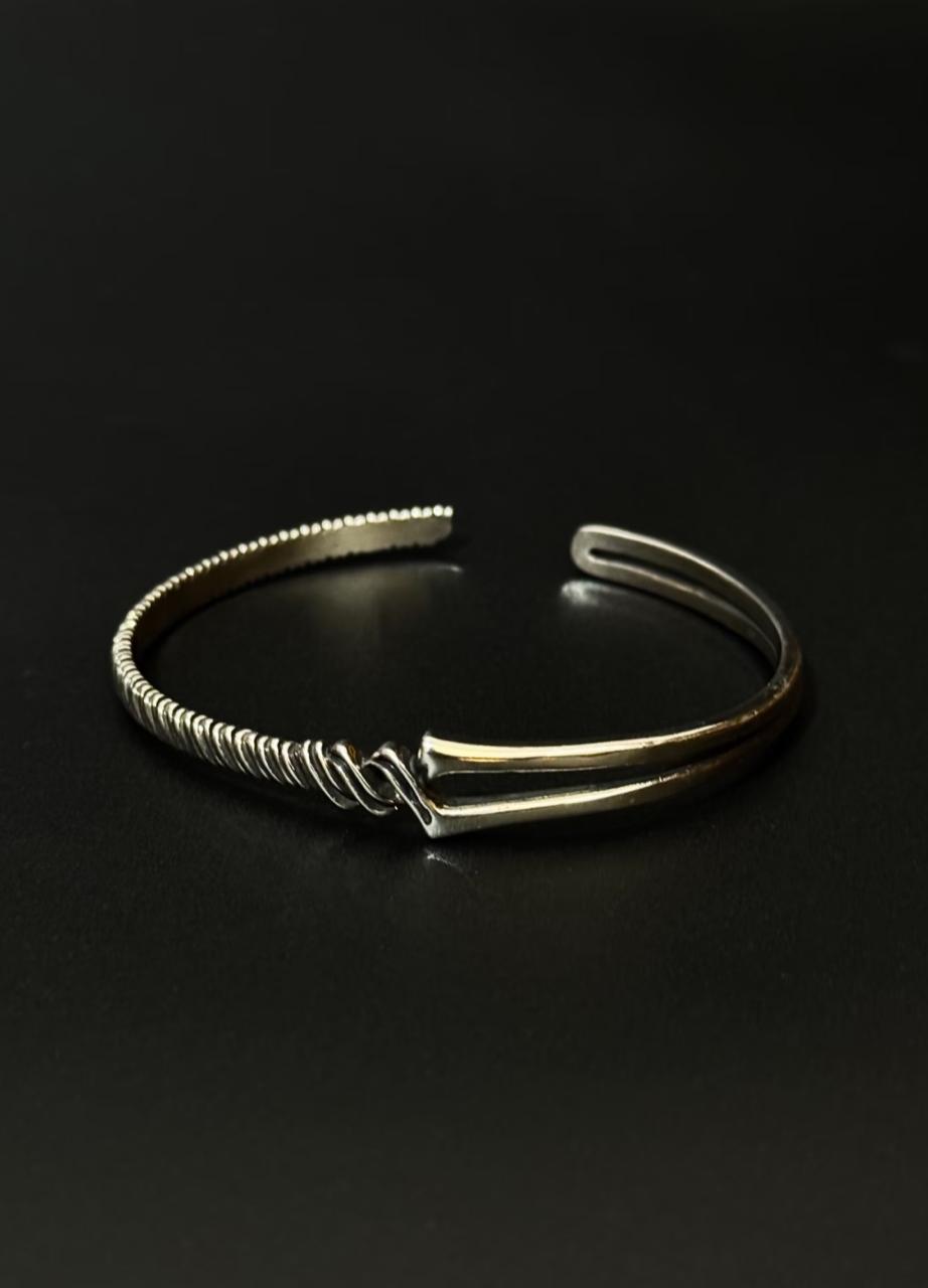 The Serpent Braid Cuff