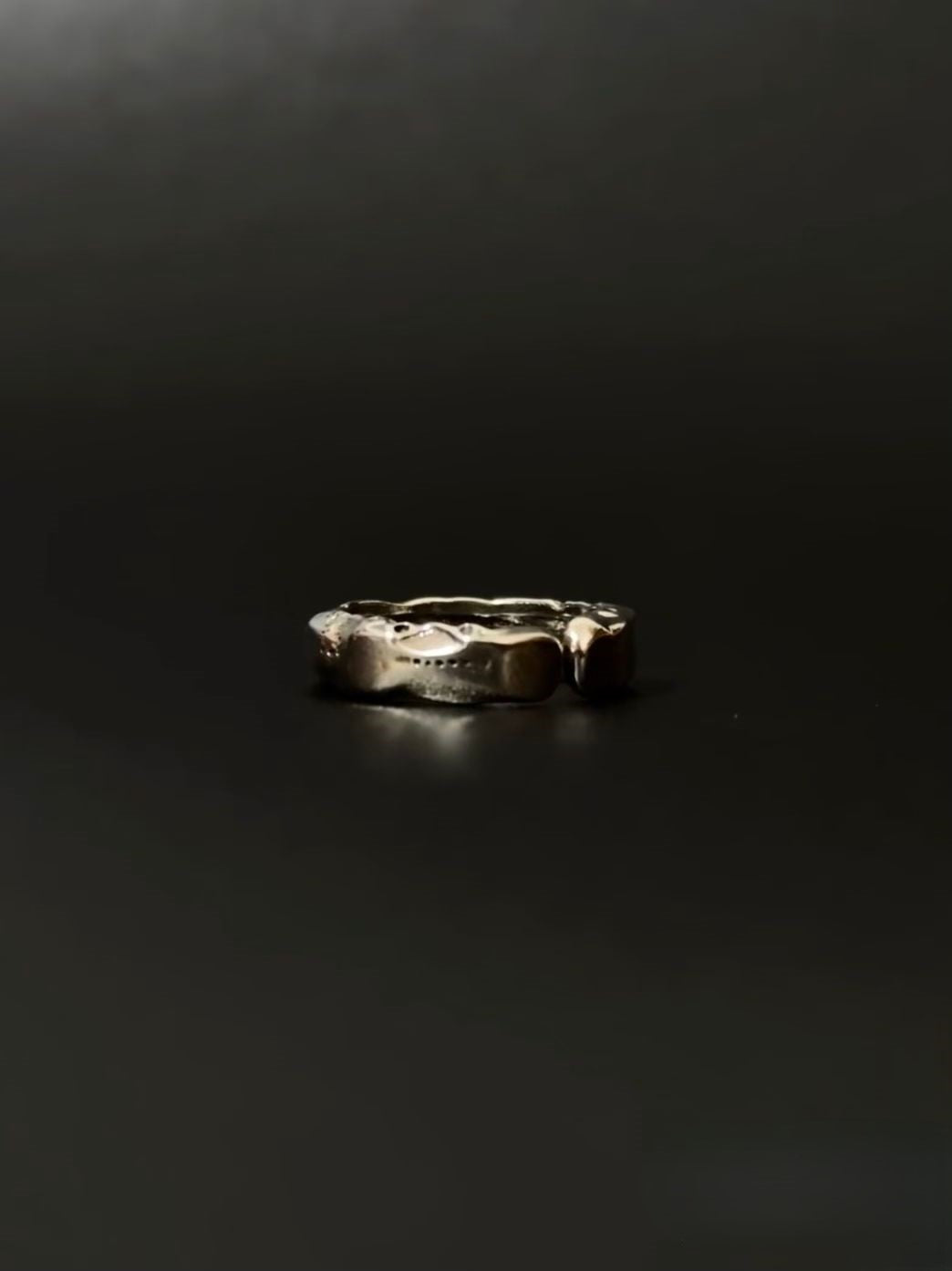 Molten Silver & Gold Ring